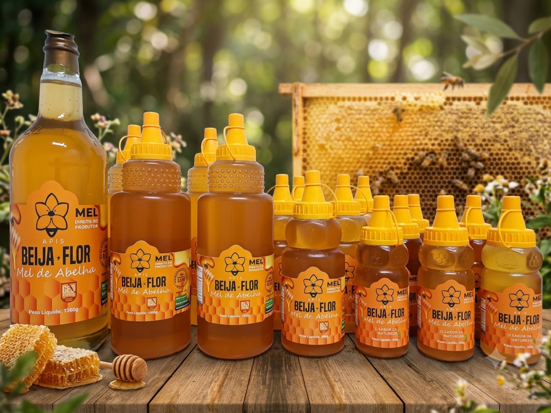 Linha de produtos Apis Beija-Flor